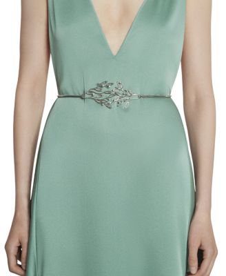  Women's Aede Belt in Brass and Crystals