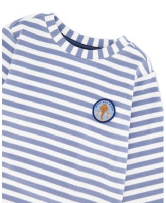 Boys' Super Soft Long Sleeve Striped Jersey T-Shirt - Little Kid, Big Kid