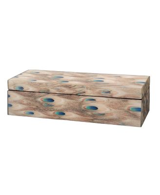 Plume Peacock Decorative Box