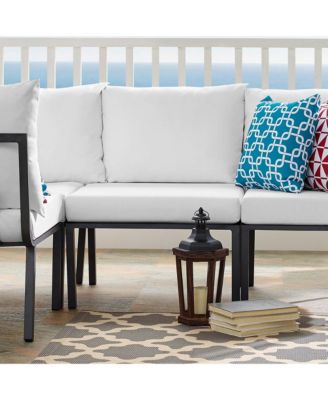 Riverside Outdoor Patio Aluminum Armless Chair