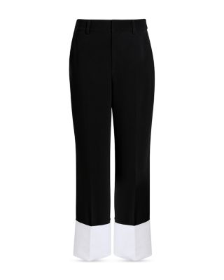 Maesa Contrast Hem Pants