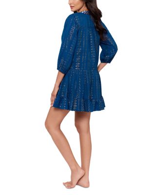 Jacquard Swim Cover-Up Beach Dress
