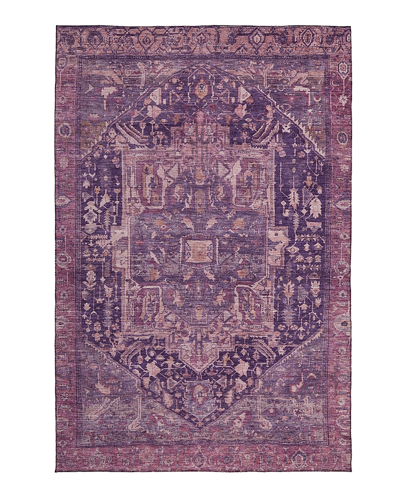 Dalyn Rug Company Solace Washable Sl14 Area Rug 5'0 X 7'6 In Purple