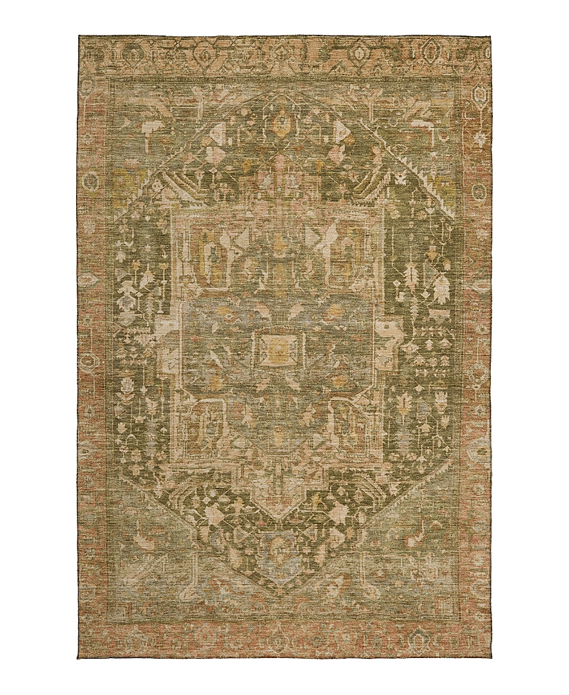 Dalyn Rug Company Solace Washable Sl14 Area Rug 5'0 X 7'6 In Green