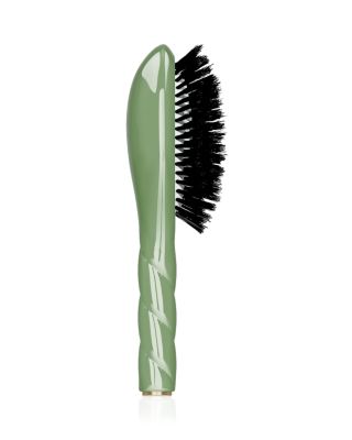 N.01 The Small Universal Shine & Care Hair Brush - Almond Green