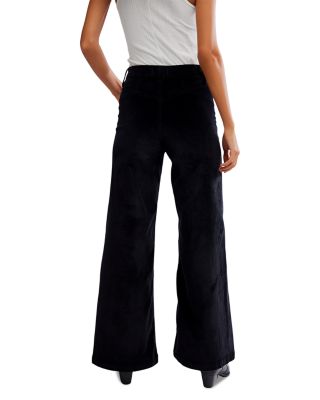 Kellee High Rise Corduroy Palazzo Jeans in Unexplored