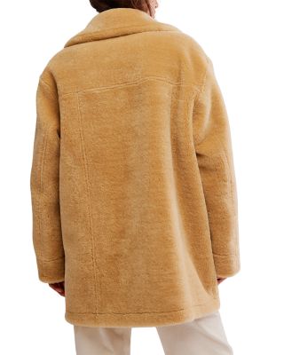 Mari Reversible Aviator Coat