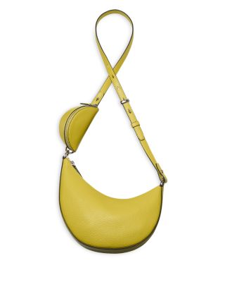 Duo Pebbled Leather Crossbody