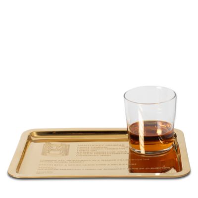 Nantucket Negroni Brass Finish Tray