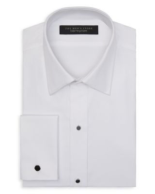 Regular Fit Stud Front Tuxedo Shirt - Exclusive