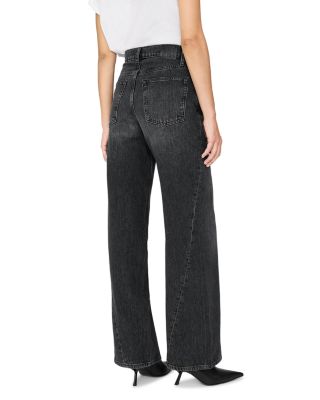Brie High Rise Jeans in Washed Black