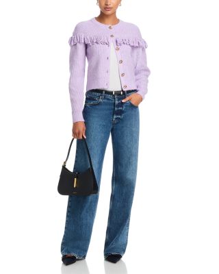 Shifra Crewneck Cardigan Sweater