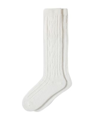 Cable Knee Socks