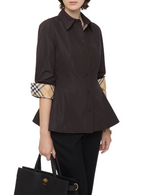 Eliza Slim Fit Cotton Poplin Shirt