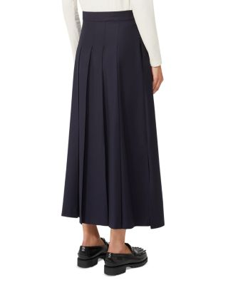 Fastoso Wool Blend Flannel Wrap Skirt