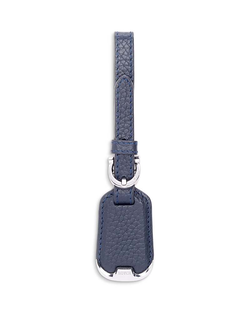 Royce New York Legendary Bag Tag In Blue
