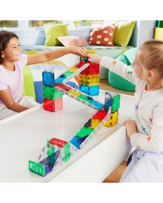 Rail Racers Deluxe Magnetic Construction Set, 90 Piece - Ages 3+