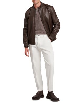 Leeams Leather Classic Bomber Jacket