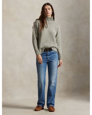 Wool Cashmere Turtleneck Sweater