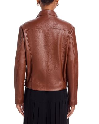 Faux Leather Moto Jacket