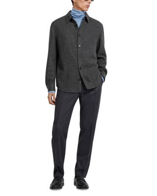 Cashmere & Silk Shirt Jacket