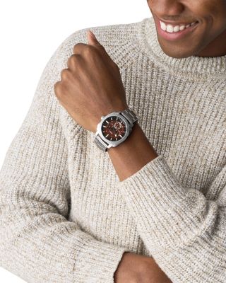 Machine Chronograph Stainless Steel Watch, 44mm