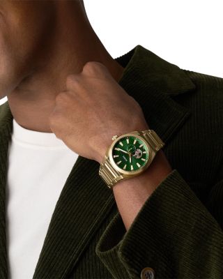 Everett Automatic Gold-Tone Stainless Steel Watch, 42mm