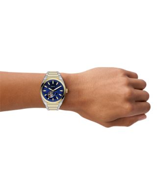 Everett Automatic Two-Tone Stainless Steel Watch, 42mm