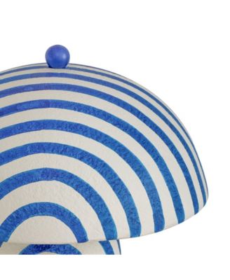  Maiori Striped Papier Mache Table Lamp