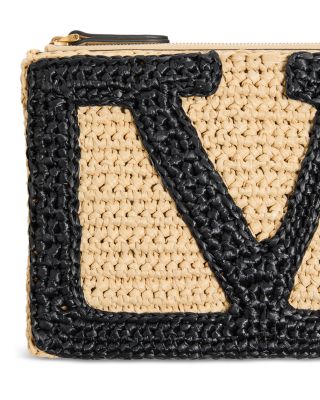 Viva Superstar Medium Raffia Pouch