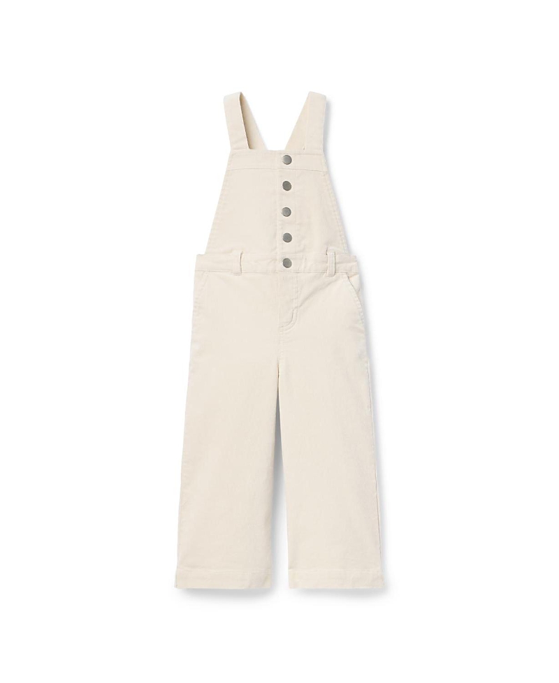 Janie And Jack The Corduroy Overall In Neutral