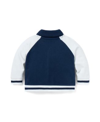 Boys' Baby Race Car Shawl Collar Cardigan - Baby
