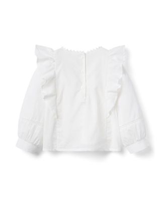  Girls' Ruffle Pintuck Top - Baby, Little Kid, Big Kid