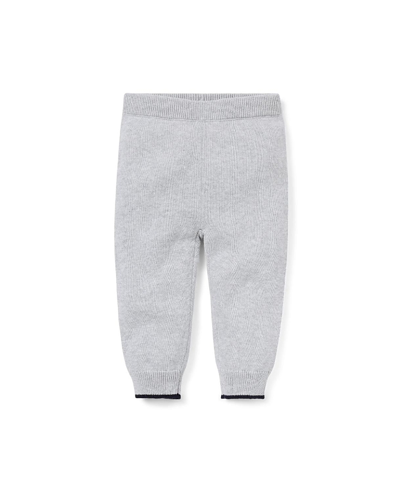 Janie And Jack Boys' Baby Race Car Sweater Pant - Baby In Gray