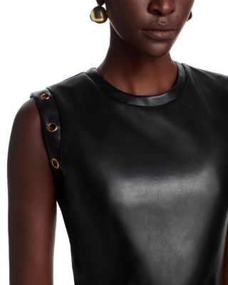 Zera Faux Leather Dress