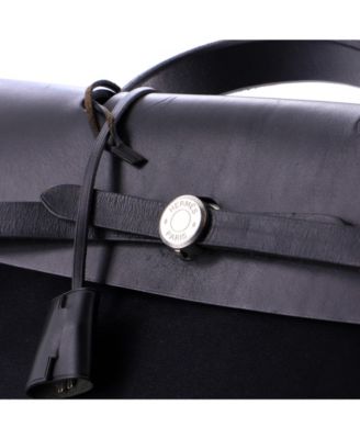  MM Herbag Toile and Leather