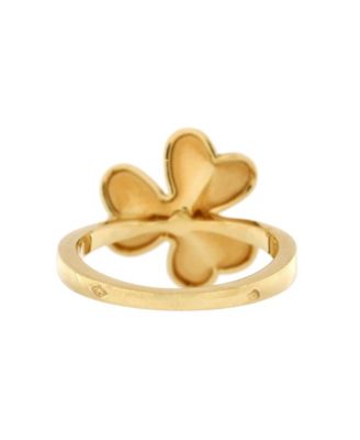  Small Frivole 1 Flower Ring 18K Gold with Diamond