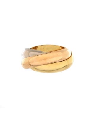  Medium Trinity Ring 18K Tricolor Gold