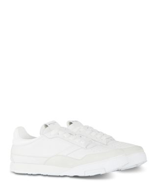 Givenchy White Calf Leather Bos Taurus Low Top Sneakers In Multi