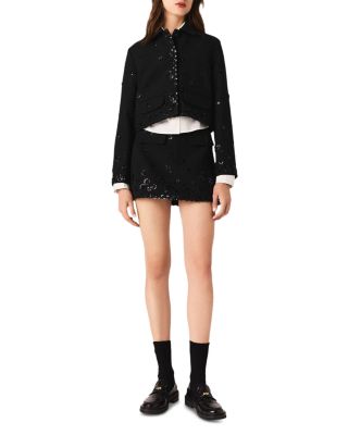 Vogueloir Short Embroidered Jacket