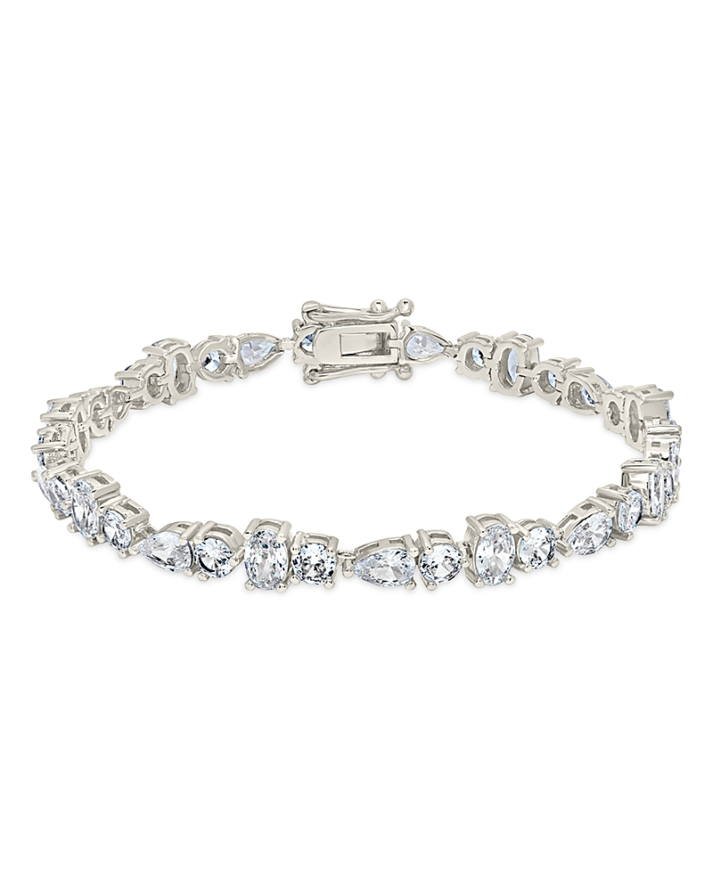 Sterling Forever Billie Cubic Zirconia Flex Bracelet
