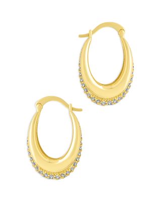 Philina Cubic Zirconia Hoop Earrings