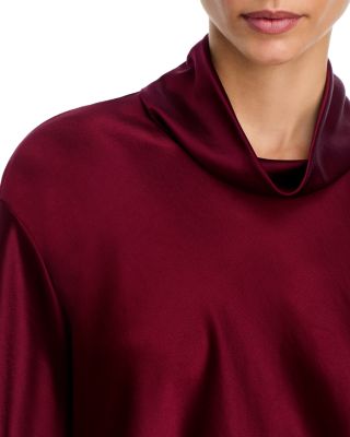 Barb Long Sleeve Cowlneck Top