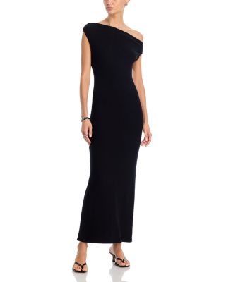 Lauren Ruched Asymmetrical Dress