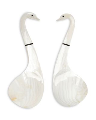Mother of Pearl Salad Servers, Set of 2