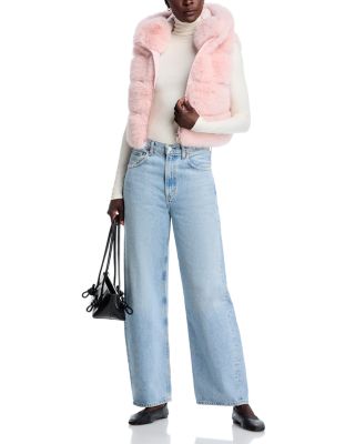 The Landau Faux Fur Vest