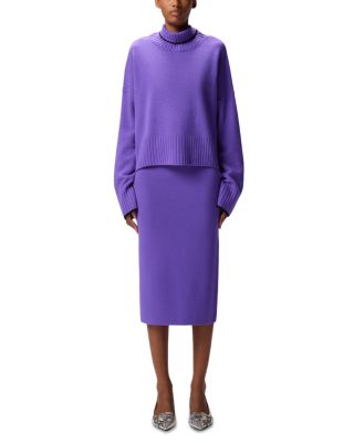 Falkland Wool & Cashmere Polo Neck Sweater