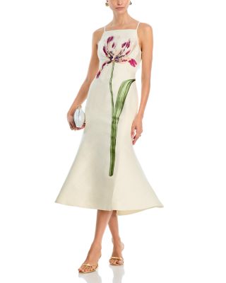 Regina Embellished Midi Dress