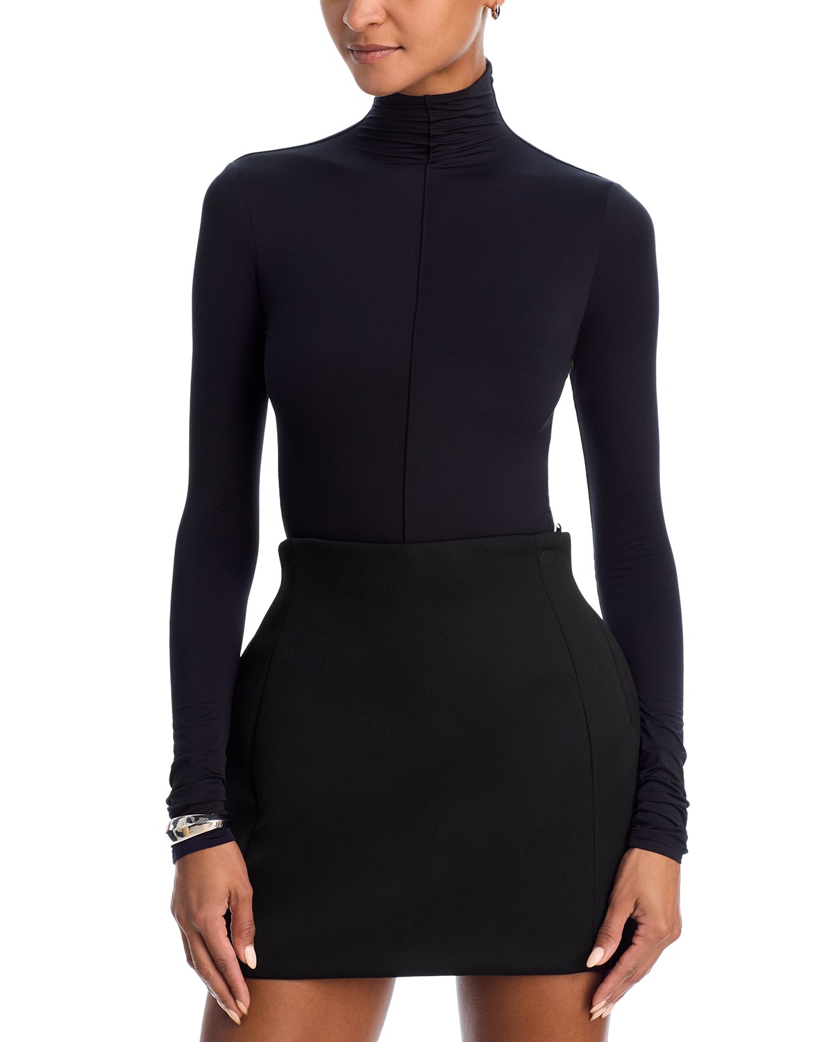 Wardrobe.nyc Wardrobe. nyc Turtleneck Long Sleeve Bodysuit in Black