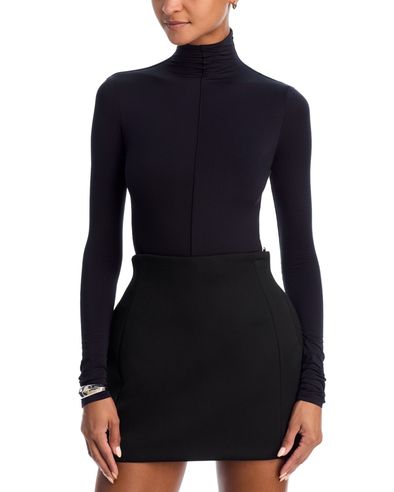 WARDROBE.NYC Wardrobe. nyc Turtleneck Long Sleeve Bodysuit in Black